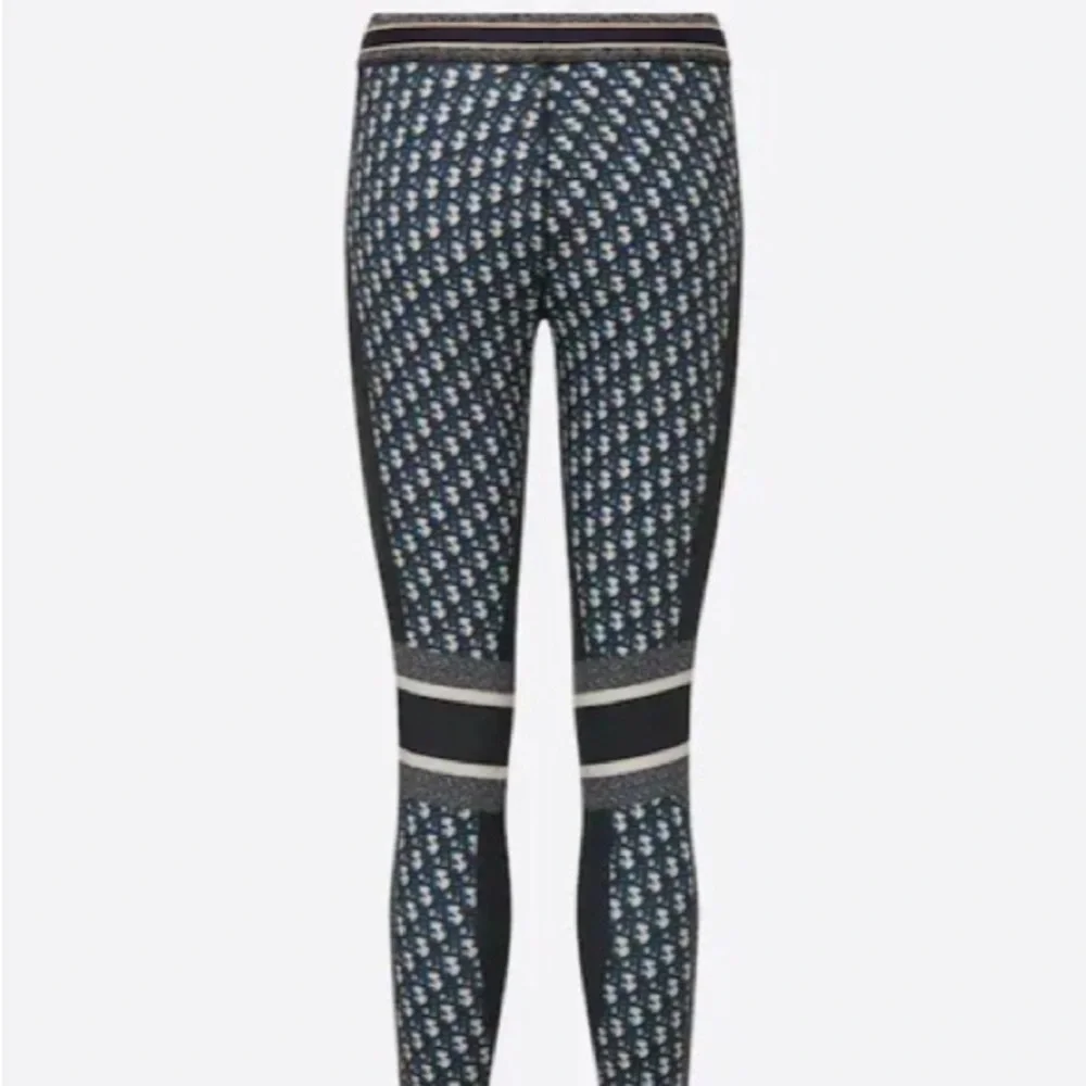 DIOR Leggings Oblique Technical Jersey Blue - Picture 4 of 15
